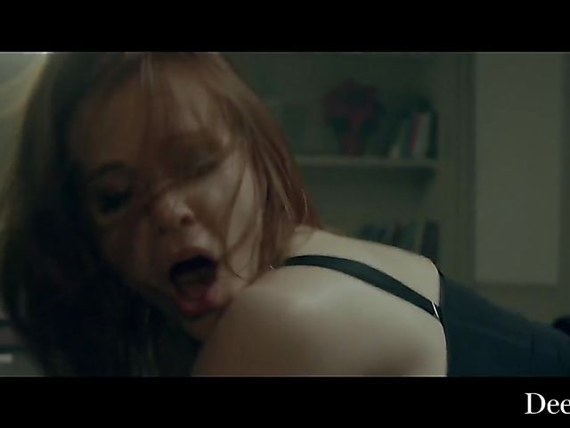 Maitland Ward - Smoking redhead interracial miracle on Christmas