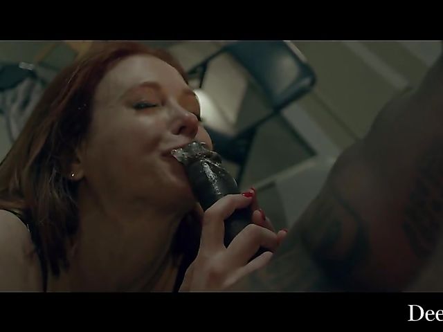 Maitland Ward - Smoking redhead interracial miracle on Christmas