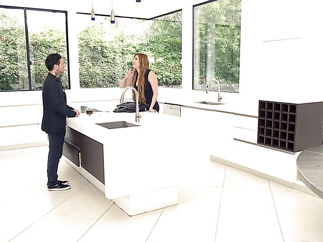 Lingerie fuck with red-haired estate agent Lauren Phillips