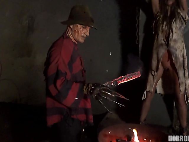 Freddy Krueger is back and brutal fuck with every helpless whore around is what he's up to