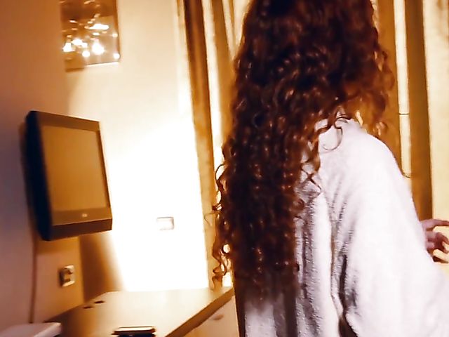 Solo lingerie strip and fingering for MetArt with curly Adel C