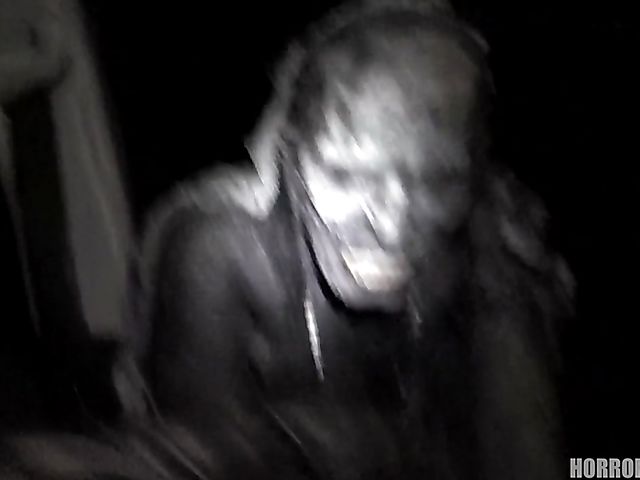 Scary POV FFM with walking zombies in the midnight