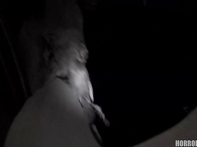 Scary POV FFM with walking zombies in the midnight