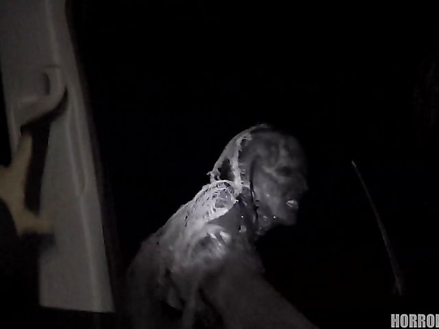 Scary POV FFM with walking zombies in the midnight