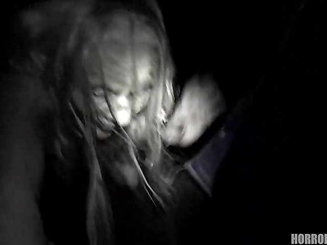 Scary POV FFM with walking zombies in the midnight