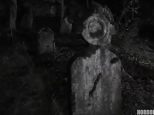 Scary POV FFM with walking zombies in the midnight