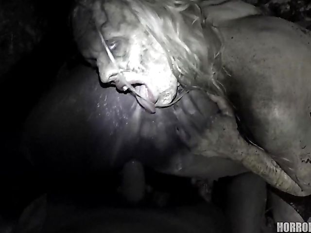 Scary POV FFM with walking zombies in the midnight