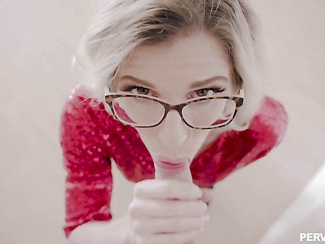 Sexy Christmas POV with glasses MILF Cory Chase