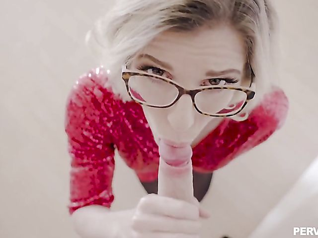 Sexy Christmas POV with glasses MILF Cory Chase