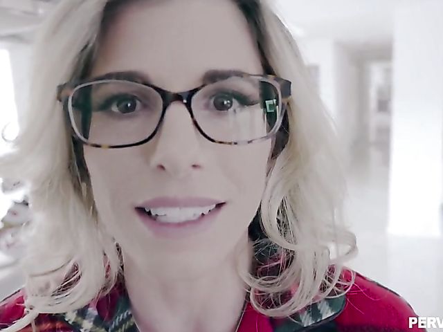 Sexy Christmas POV with glasses MILF Cory Chase