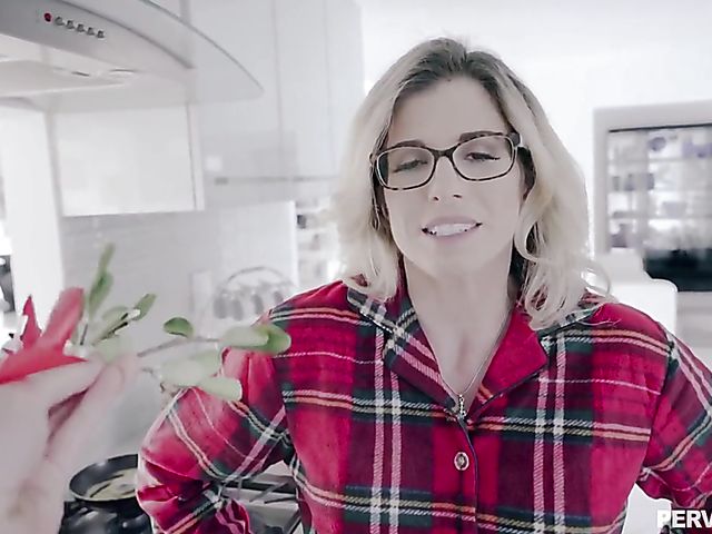 Sexy Christmas POV with glasses MILF Cory Chase