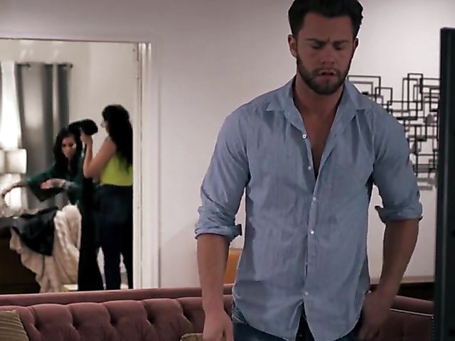 Tattooed MILF businesswoman Joanna Angel is horny after work