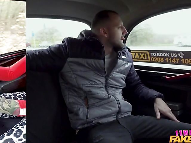 Good backseat fuck with female taxi driver Kayla Green