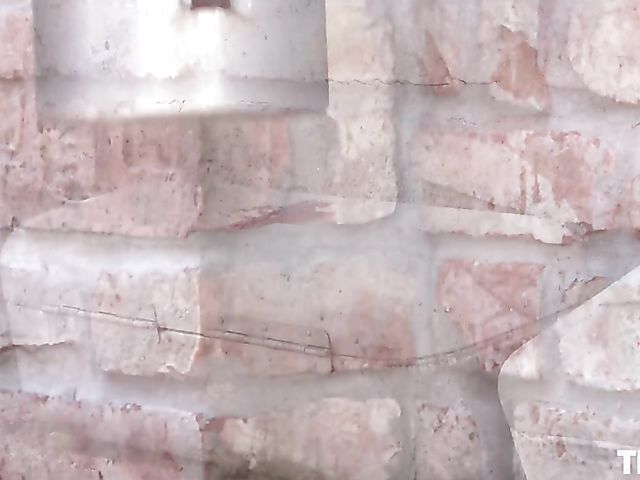 Vicky Love - Oiled wet masturbation outside wearing purple gloves