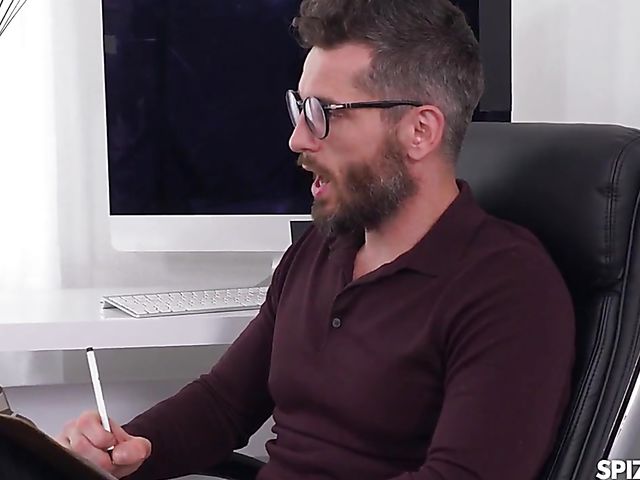 Big tittied tattooed slut Lily Lane seduces her sex therapist