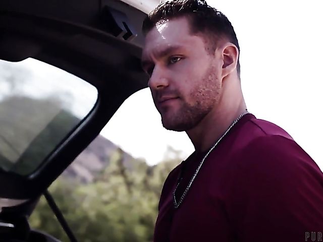 Pretty brunette Alex Coal having hot sex with her boyfriend's brother