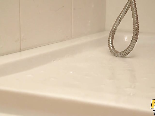 Fake hostel ASMR and hot fuck with young brunette Lady Dee