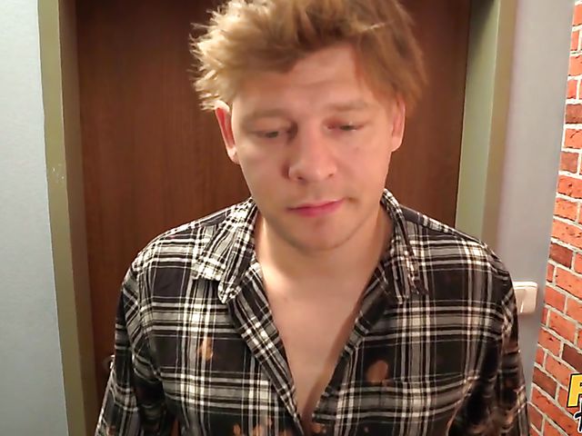 Fake hostel ASMR and hot fuck with young brunette Lady Dee