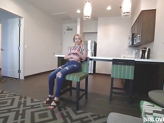 Dixie Lynn - Blonde sister POV with her exotic stepbrother