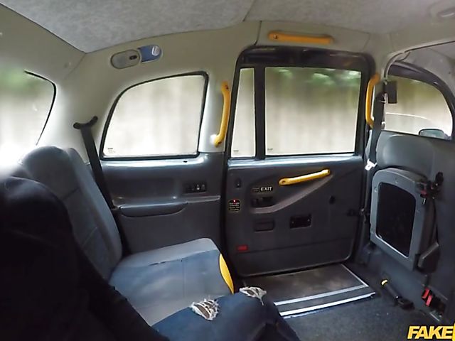 Interracial fake taxi threesome and DP in the backseat with Alice Judge