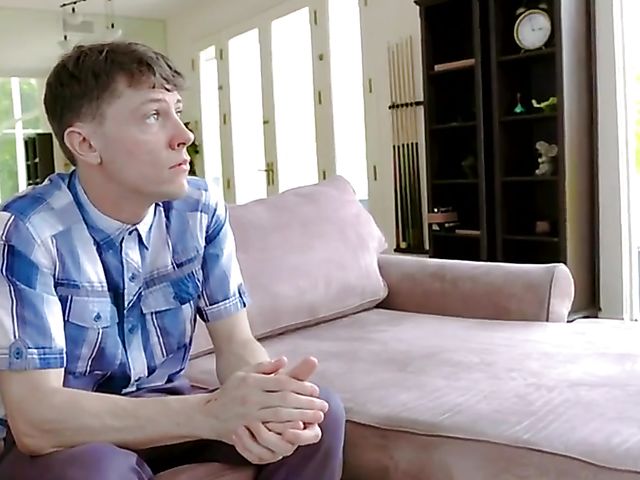 Melissa Lynn - Slim busty MILF and boy help each other