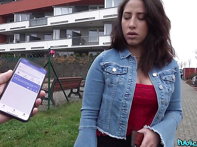 Public agent picks up Adara Love who is more than ready to have sex for cash