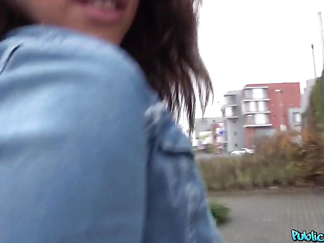 Public agent picks up Adara Love who is more than ready to have sex for cash