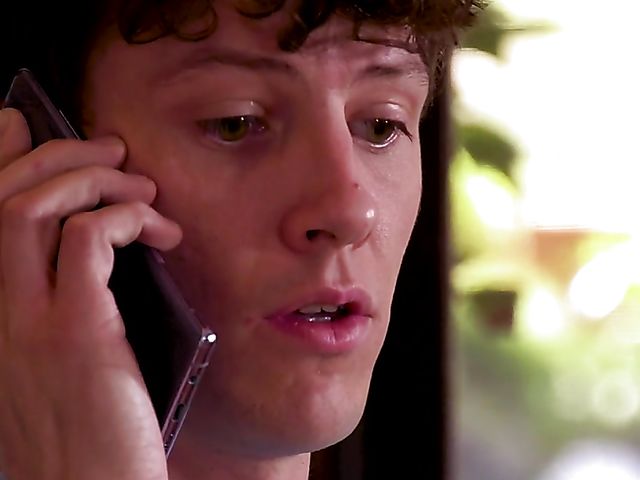 Young ebony teen with juicy tits Nia Nacci seduces a white boy