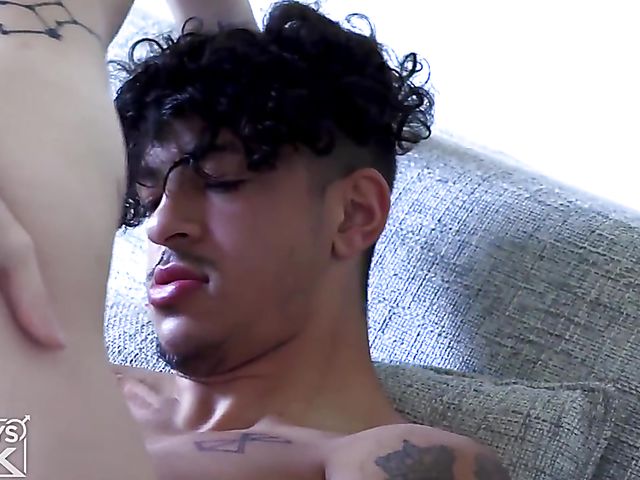 Curly guy TJ Chandler and his long-haired redhead girlfriend Jane Rogers fuck for you to watch