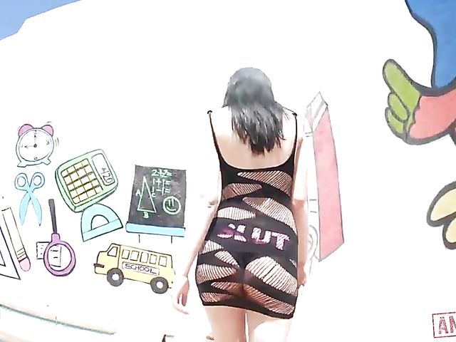 Anal double treat with wet brunette Charlotte Sartre