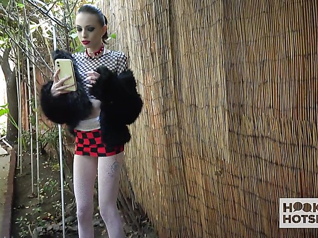 Anorexic teen Aria Haze's second appearance in Hookup Hotshot