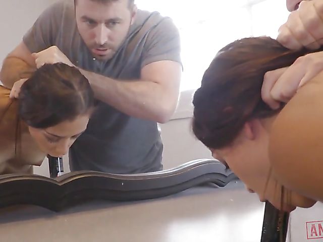 Anal rough and hard in the bathroom with flat chested cute girl Avi Love