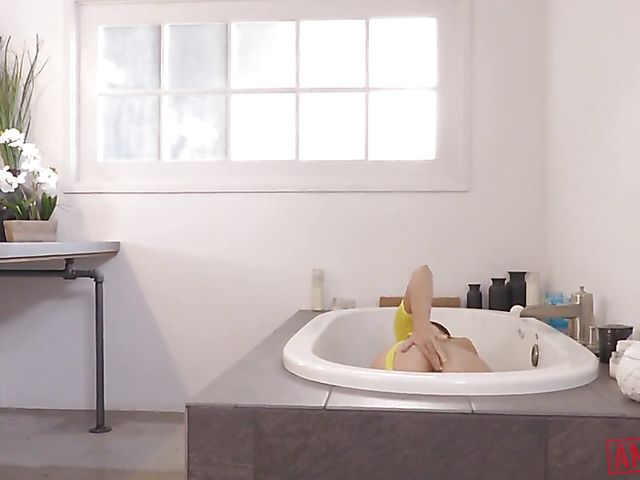 Anal rough and hard in the bathroom with flat chested cute girl Avi Love