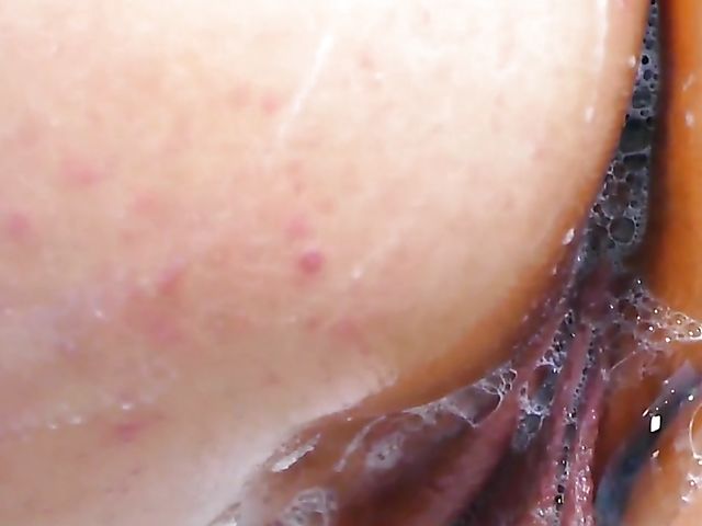 MILF shower and dildo fuck in the bathroom