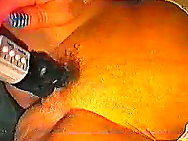 Mature lady with huge tits masturbates with toys