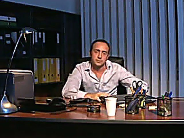 Busty secretary sucks her bosses hard dick