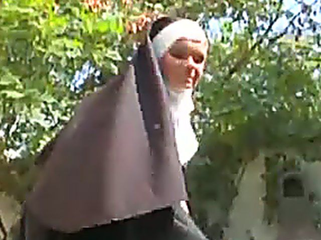 Two nuns get out of their dirty habits
