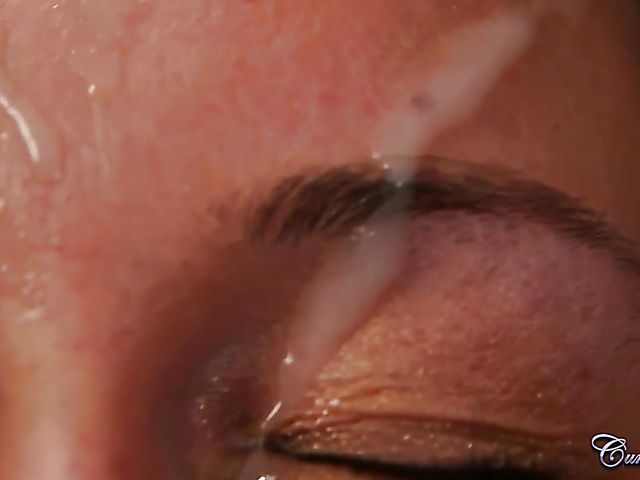 Abigail Angel's blowjob facial in front of Alice Judge and Cindy Sun