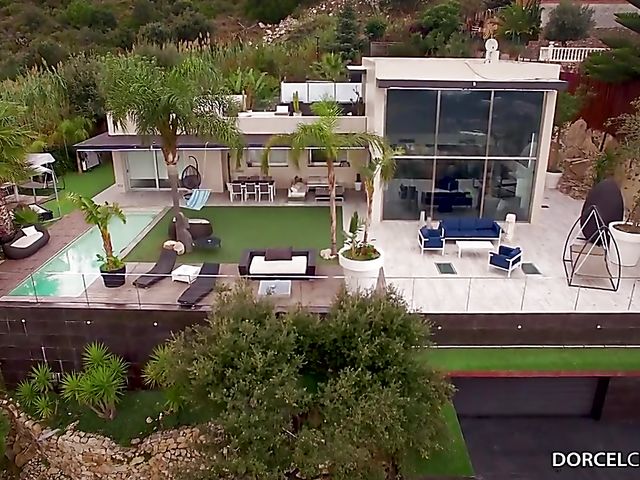 Romantic couple sex after training together