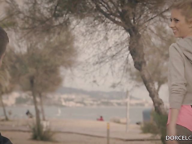 Romantic couple sex after training together