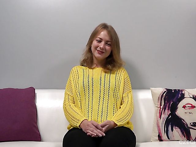 Svetlana shows every inch of her nude oiled body to Czech Casting