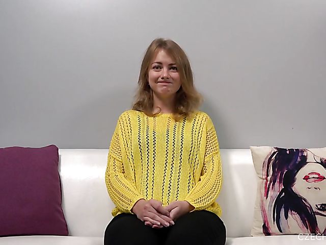 Svetlana shows every inch of her nude oiled body to Czech Casting