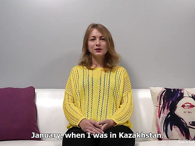 Svetlana shows every inch of her nude oiled body to Czech Casting