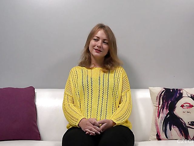 Svetlana shows every inch of her nude oiled body to Czech Casting