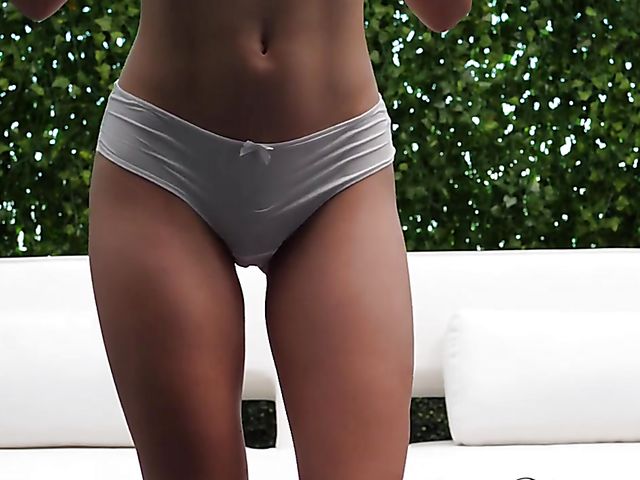 One the of the hottest calendar auditions ever with sexy young Kourtney Rae