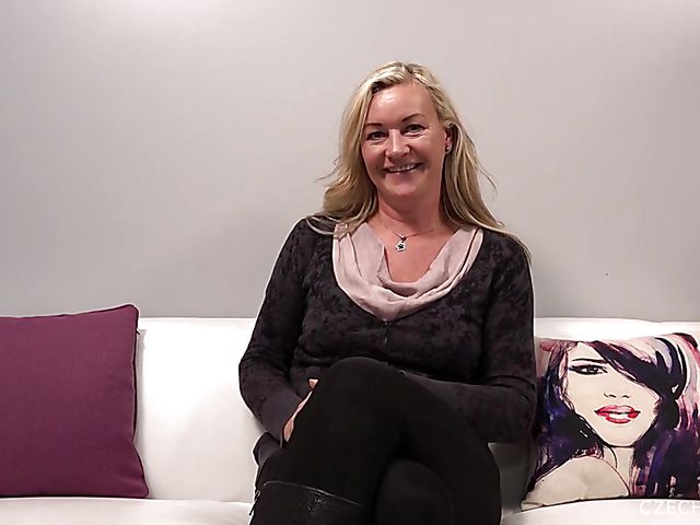Mature casting with 52-year-old Czech Sandra