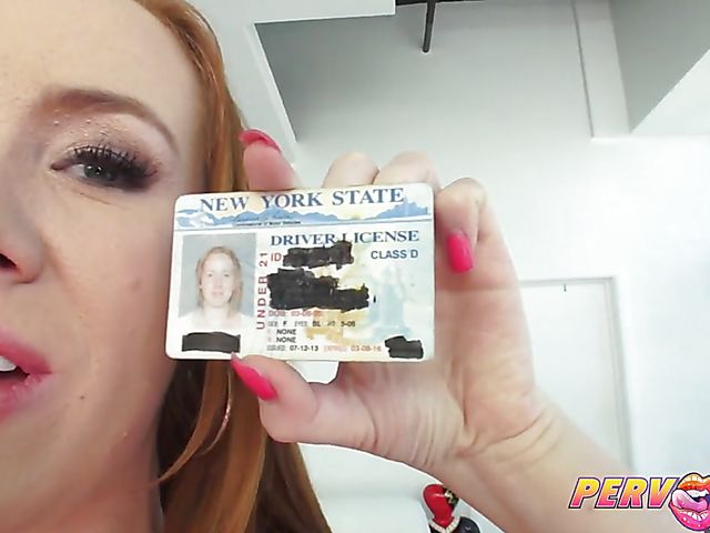 Teen redhead anal in POV with sluttish Kierra Wilde