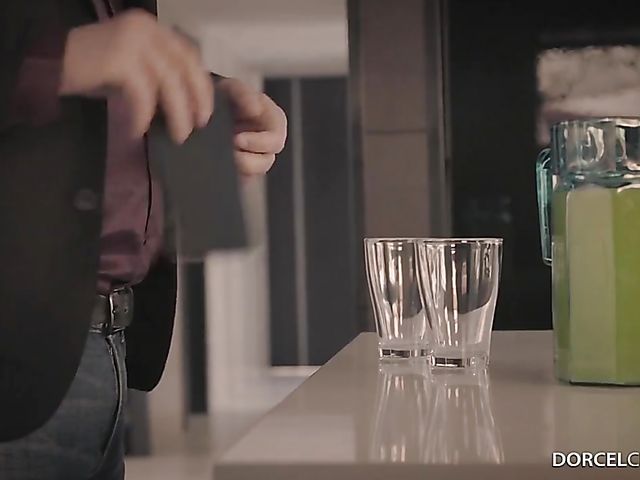 Euro DP with Italian blonde Rebecca Volpetti