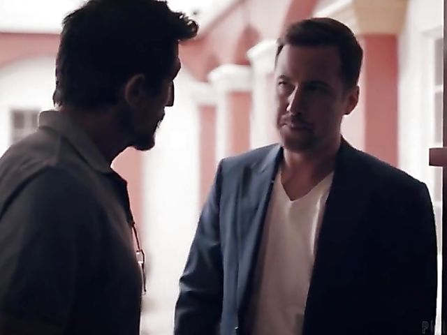 Teacher and stepdad DP teen Lana Sharapova in the living room