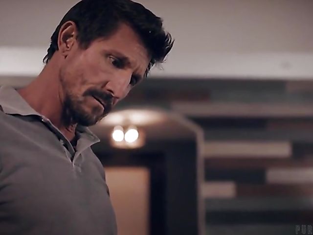 Teacher and stepdad DP teen Lana Sharapova in the living room